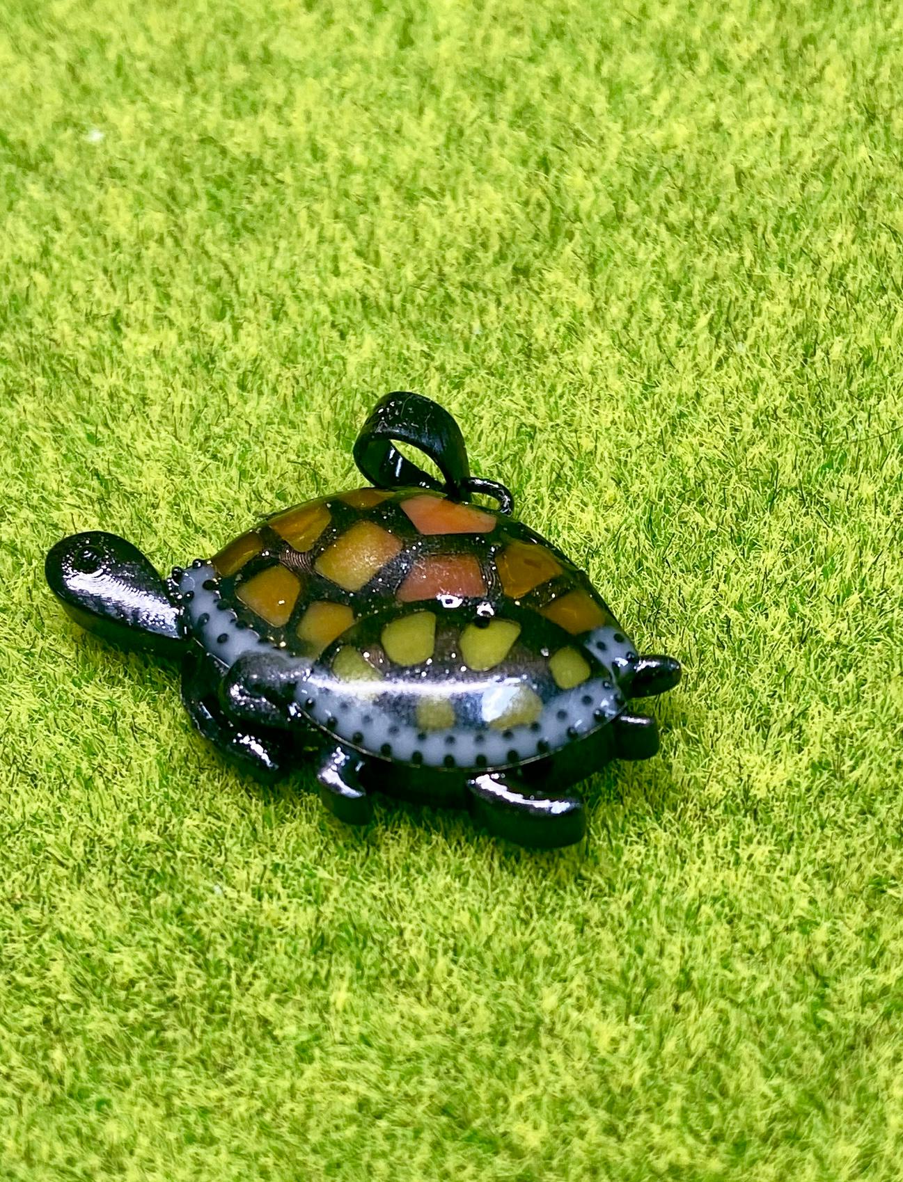 陸亀親子ペンダントヘッド　１ | 2枚目